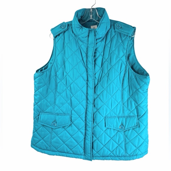 IZOD Quilted Puffer Vest Size 1X - Picture 1 of 12